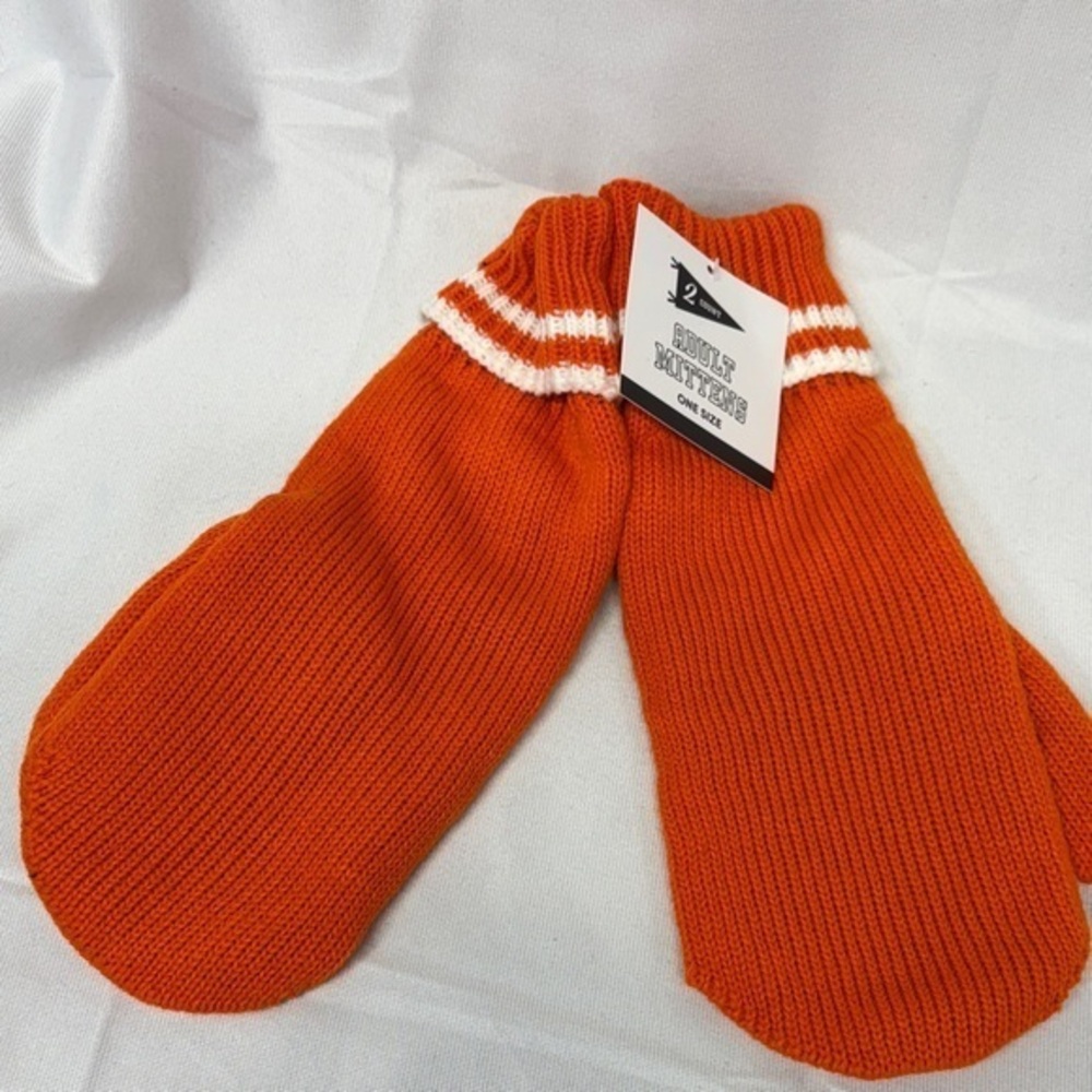 Gertex Knit thick lined Mittens Soft Warm Stretchy One Size Fits Most gloves